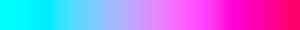 Cyan to pink linear gradient in the CIELUV polar color space.