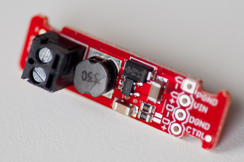 The Femtobuck LED driver board from Sparkfun.